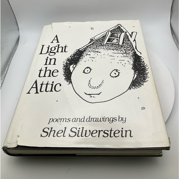 A Light In The Attic by Shel Silverstein 1981 Copyright Ed Poems Drawings Book - Picture 1 of 9